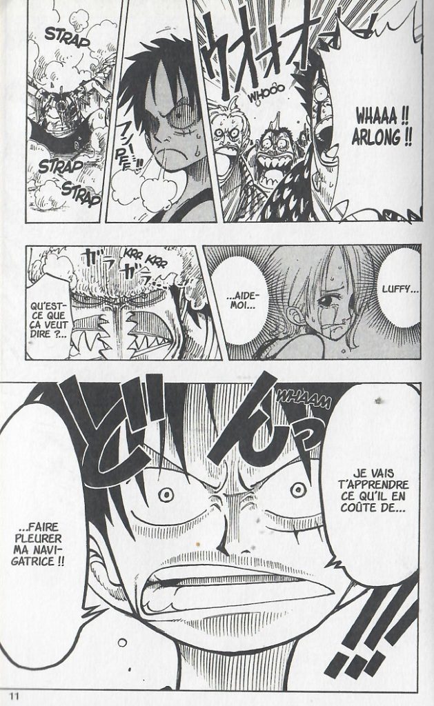 One Piece-colère de Luffy
