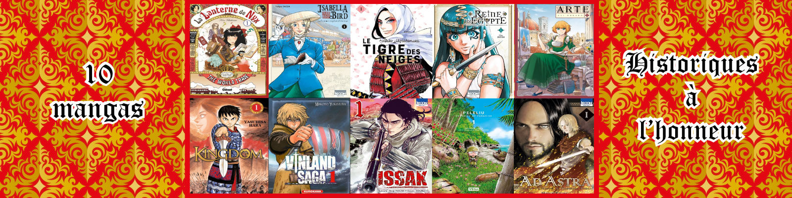 10 mangas historiques-à-l'honneur