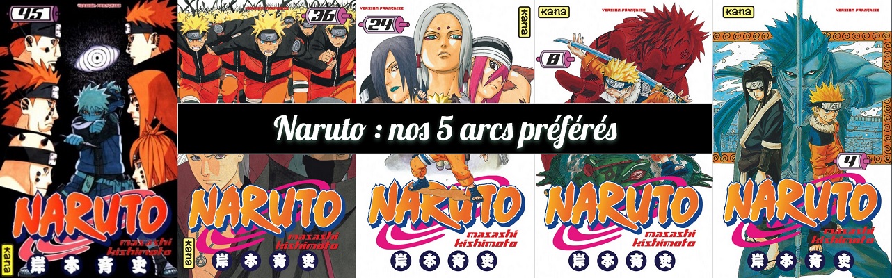 Quel sont les arcs de Naruto ?