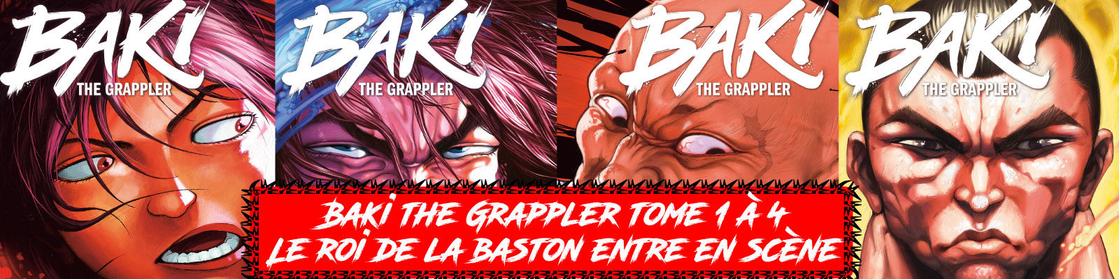 Baki the Grappler-tome-1-à-4---le-roi-de-la-baston-entre-en-scène