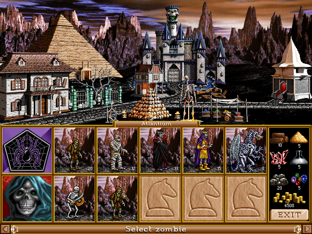 Heroes Might and Magic II - nécromancien