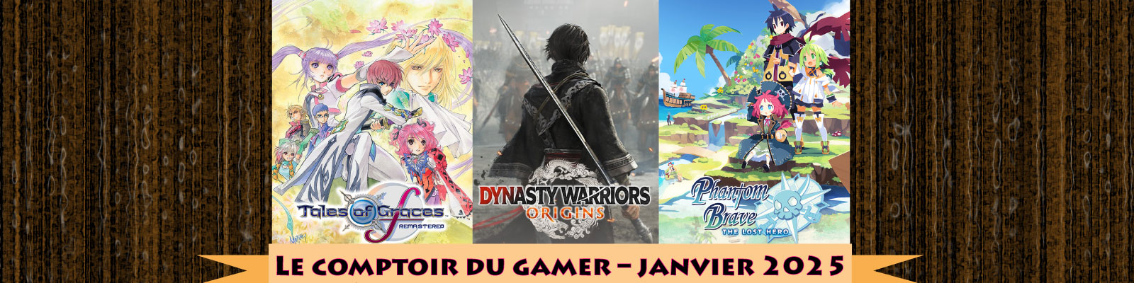 Le comptoir du gamer - janvier 2025