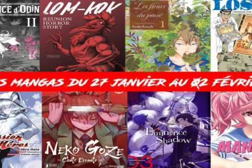 Sorties mangas du 27 janvier au 02 février 2025