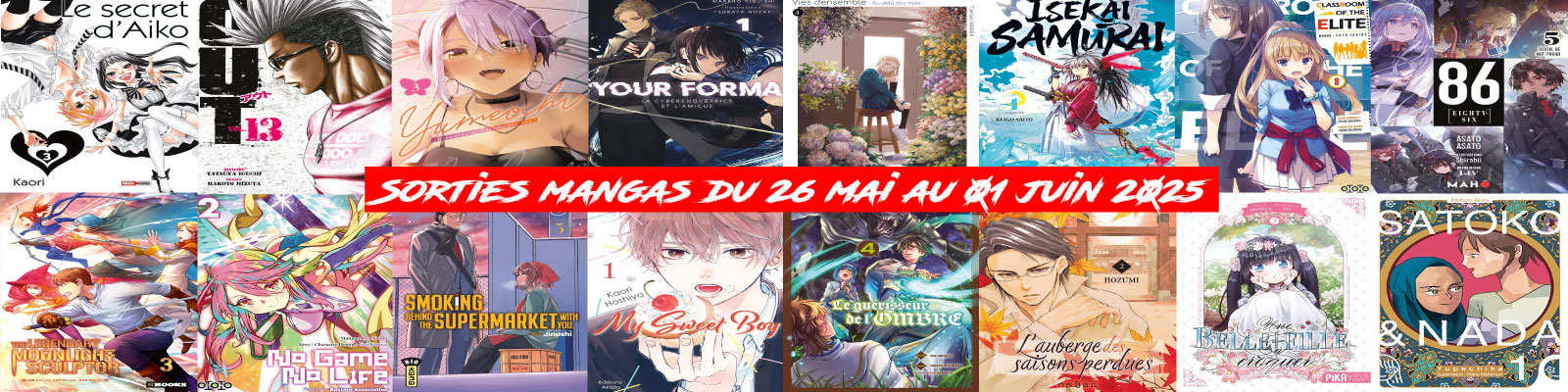 Sorties mangas - bannière