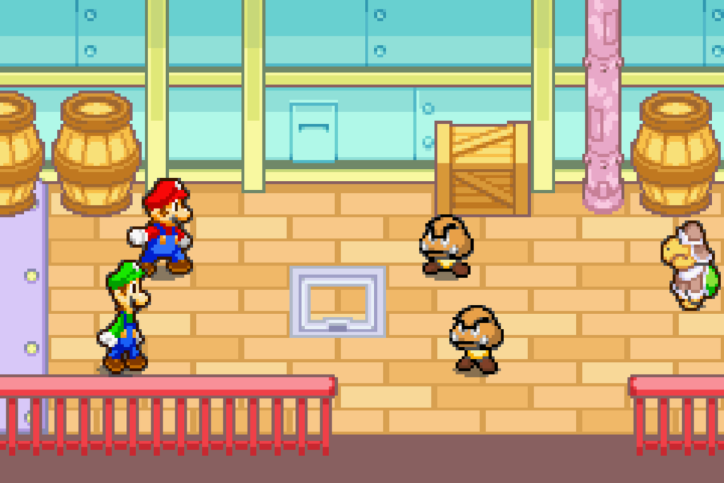 Mario & Luigi - combat