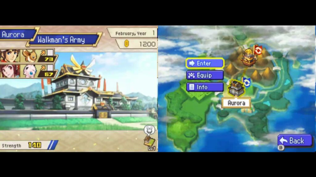 Pokemon conquest - gameplay