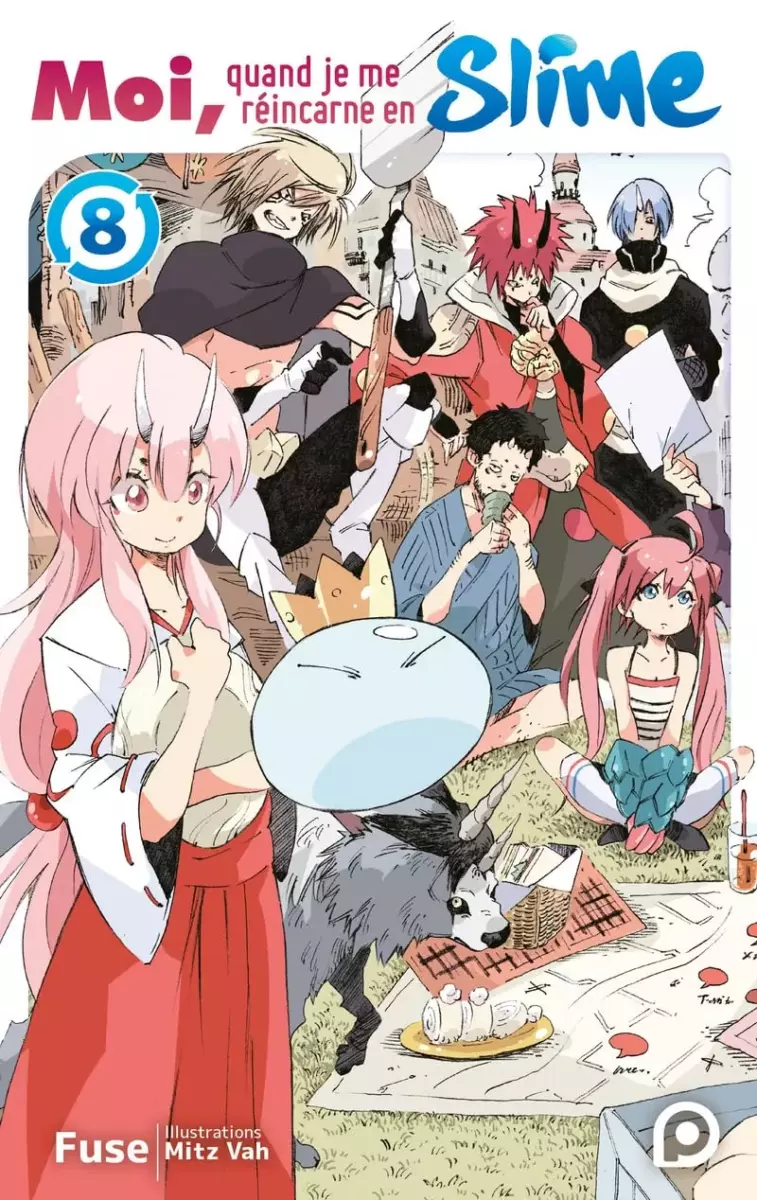 Moi quand je me réincarne en slime - Light Novel Vol.8